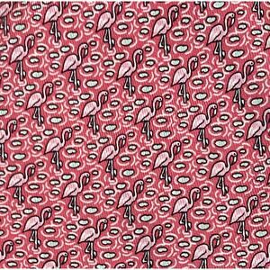 Vineyard Vines Pink Flamingo Lily Pads Silk Tie